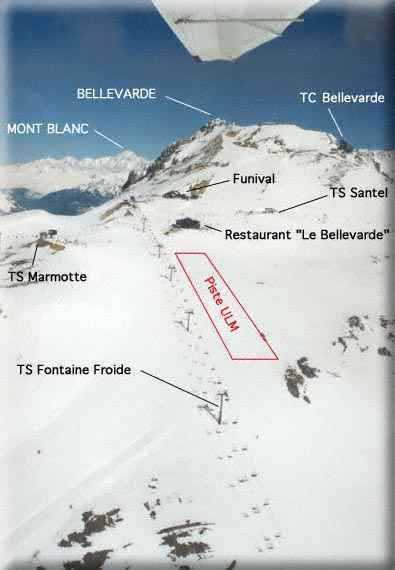 The Piste of The Microlight in Val D'Is&egrave;re